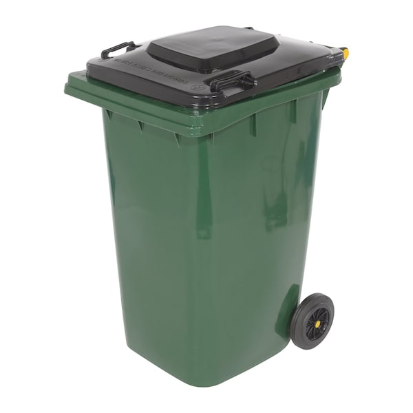 Vestil 64 Gal Poly Trash Can, Green TH-64-GRN - main